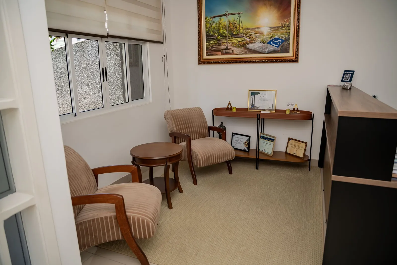 Sala de espera do escritório